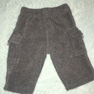 Newborn fuzzy sweatpants